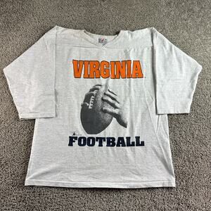 VTG 90s Virginia Cavaliers H Wolf & Sons Shirt Mens XL Football Single Stitch